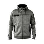 WIP HOODIE HEATHER GREY - SBSHOP